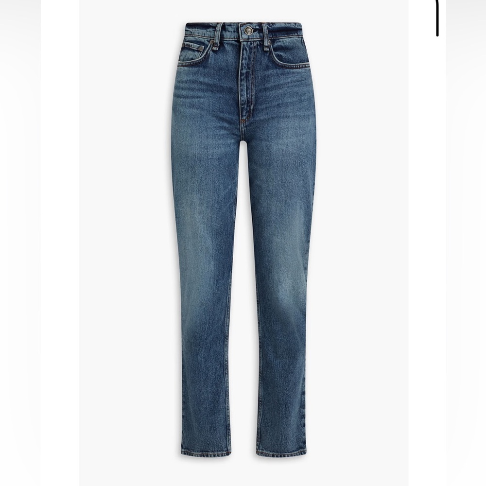 Rag n Bone Flexi Wren High Rise Slim Straight Leg Jeans 23